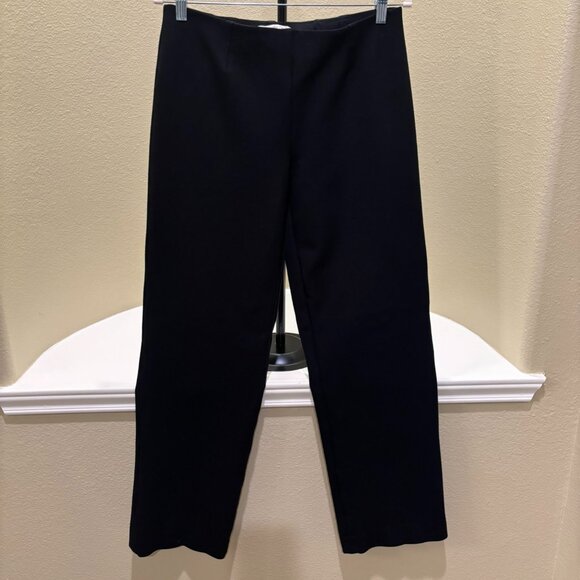 Coldwater Creek Pants - 🖤 Coldwater Creek Classic Fit Black Pullup Slacks Flared Legs Pants